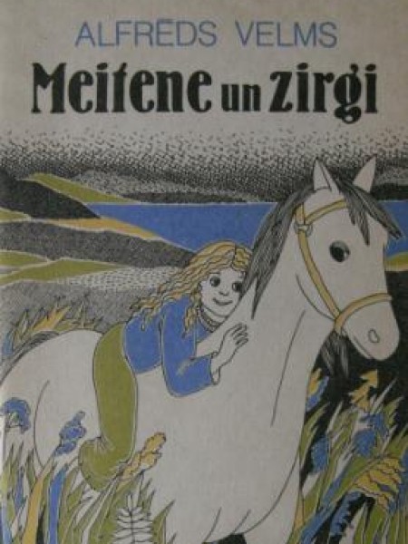 Meitene un zirgi