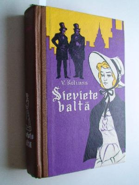 Sieviete baltā