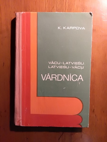 Vācu - Latviešu, Latviešu - vācu vārdnīca