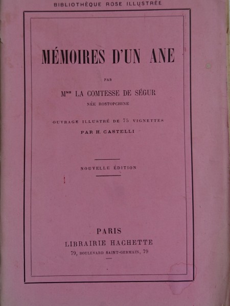 Memoires d'un Ane