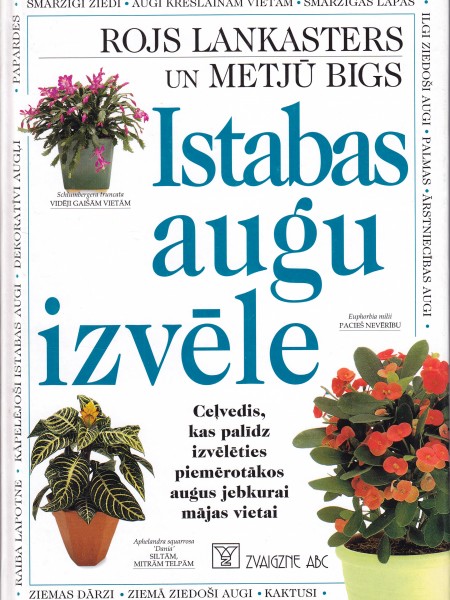 Istabas augu izvēle