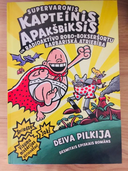 Supervaronis Kapteinis Apakšbiksis un radioaktīvo robo-bokseršortu barbariskā atriebība
