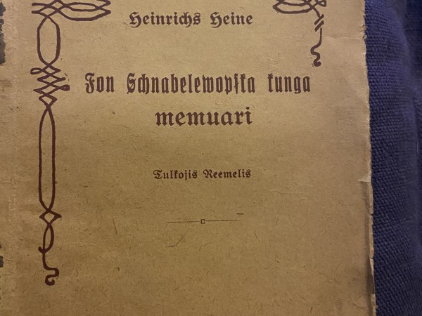 Fon Šnāblevopska kunga memuāri