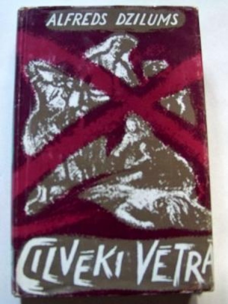 Cilvēki vētrā