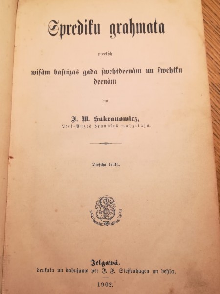 Sprediku gramata