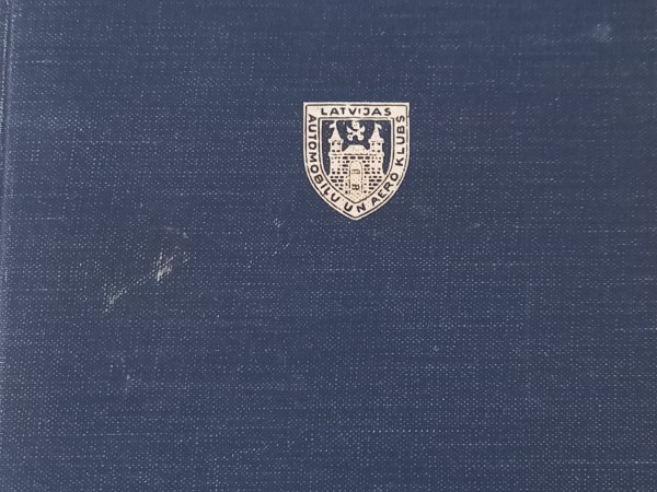 Latvijas auto ceļu karte/Carte Routière de la Lettonie 1929.g.