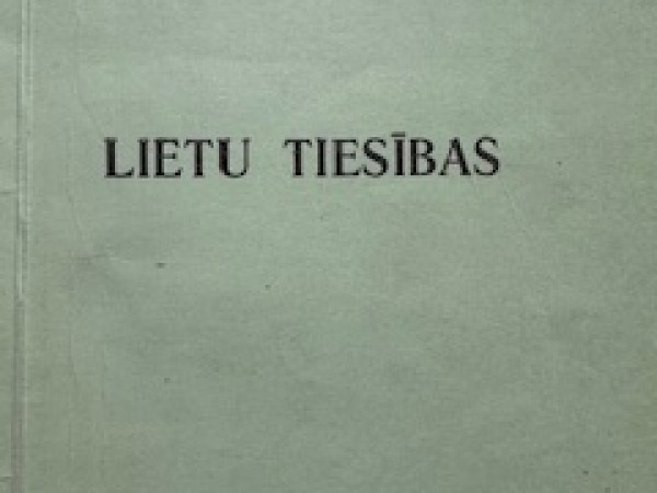 Lietu tiesības