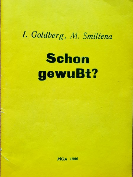 Schon gewußt?