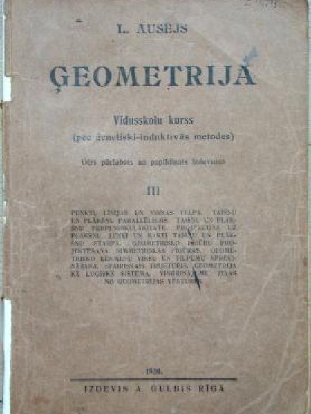 ĢEOMETRIJA