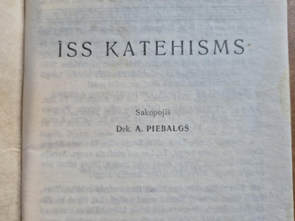 Īss katehisms