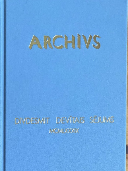 Archivs XXIX