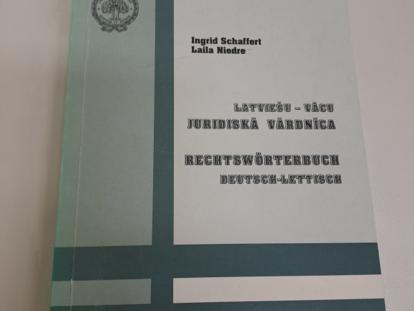 Latviešu- vācu juridiskā vārdnīca