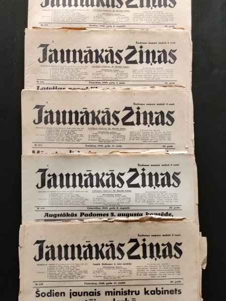 Jaunākās ziņas