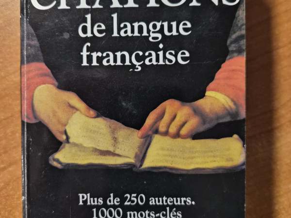 Dictionnaire des citations de langue francaise