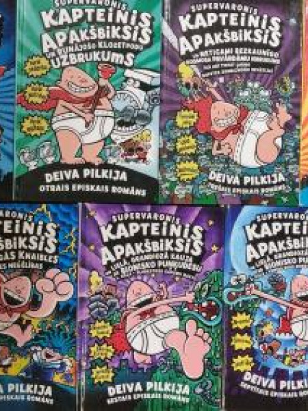 Supervaronis Kapteinis Apakšbiksis 1-7.Gramata