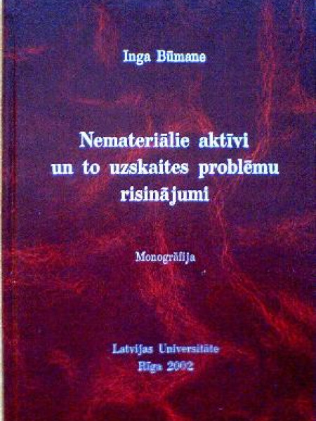 Nemateriālie aktīvi un to uzskaites problēmu risinājumi