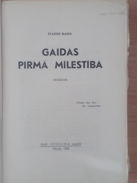 Gaidas pirmā mīlestība