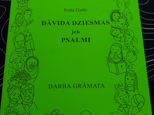 Darba grāmata bērniem “Psalmi jeb Dāvida dziesmas”