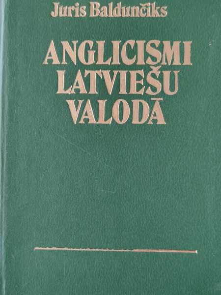 Anglicismi latviešu valodā