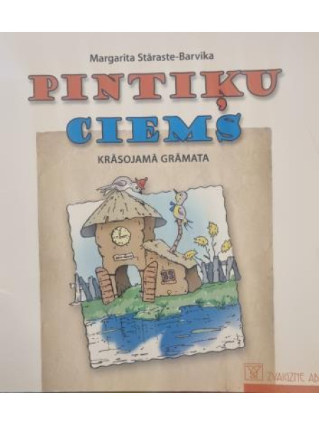 PINTIKU CIEMS KRĀSOJAMĀ GRĀMATA
